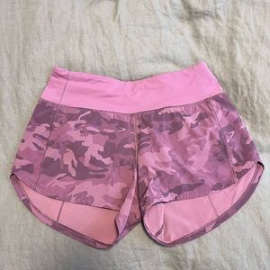 Pink Camo Speed Up Shorts